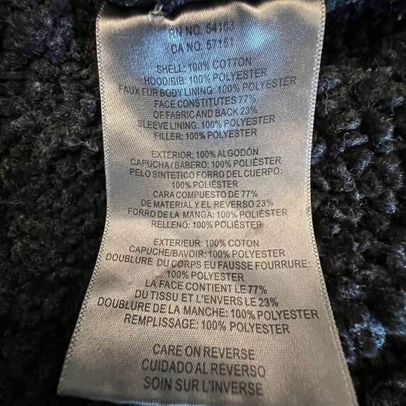 Levi's Men's Cotton Olive Denim Faux Shearling Utility Field Jacket, Size Large - Picture 16 of 16